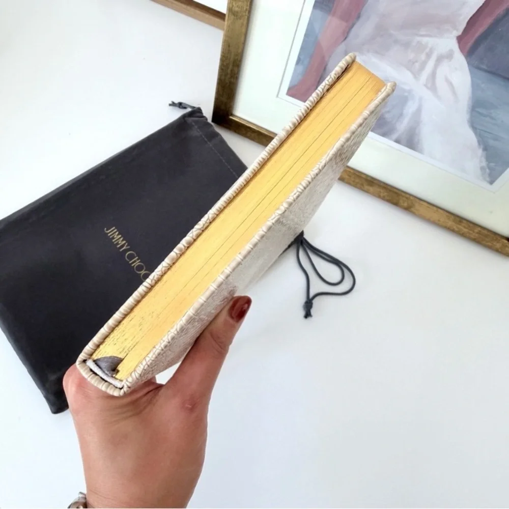 Jimmy Choo Faux Croc-Embossed Leather Notebook GWP